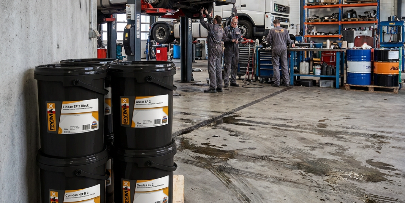 Firefly Put these grease buckets in a context of a commercial transport setting dont show pr 390856