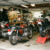 Firefly Gemini Flash Give me a scene with a motorcycle for a page about motorcycle more like a garage or 390856