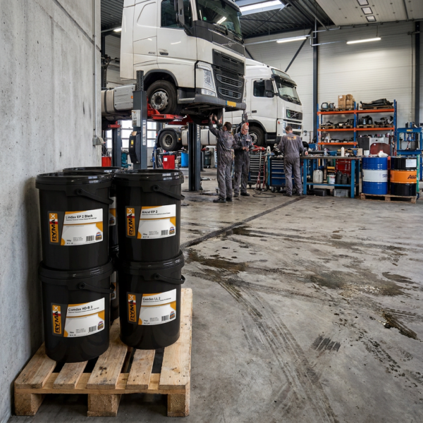 Firefly Put these grease buckets in a context of a commercial transport setting dont show pr 390856