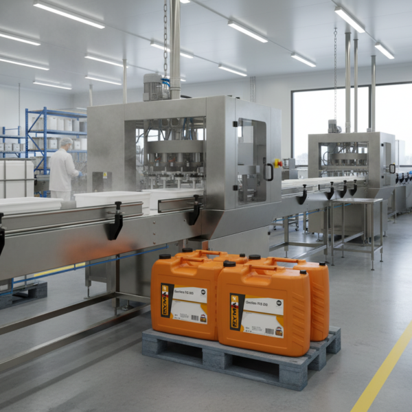 Firefly Gemini Flash place the products in a food processing or food packaging industrial factory environm 102984